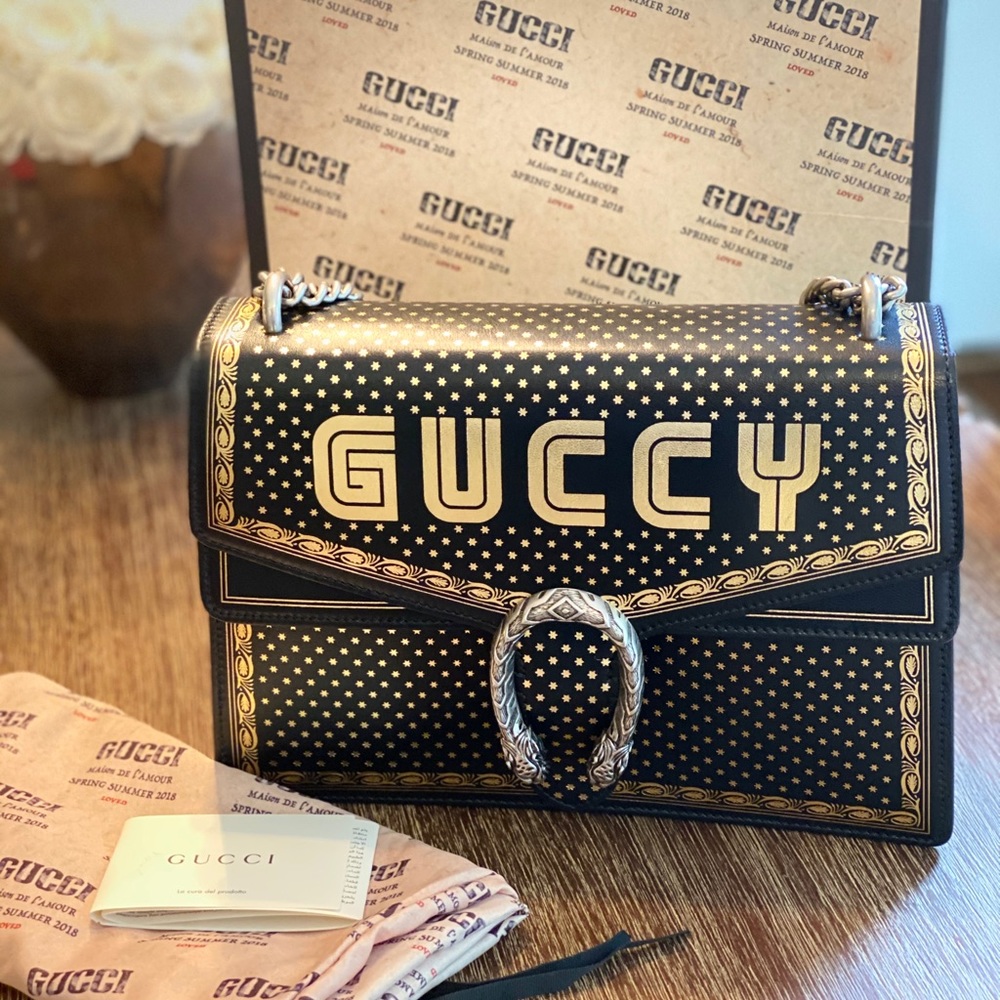 ❗️SOLD❗️Gucci Dionysus Guccy Shoulder Moon & Stars Bag - Picture 8 of 8